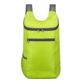 1pc Outdoor Portable Backpack For Camping; Hiking; Sports; Lightweight Cycling Bag For Men; Women; Kids; Adults (Color: GREEN)