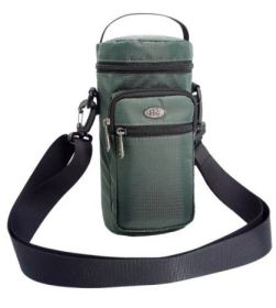 Pouch Bag Sports Water Bottles Tactical Molle Water Bottle Pouch Military Drawstring Water Bottle Holder Mesh Water Bottle Carrier (Color: GREEN)