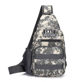 Sling Bag Chest Shoulder Backpack Fanny Pack Crossbody Bags for Men (Color: GREY)
